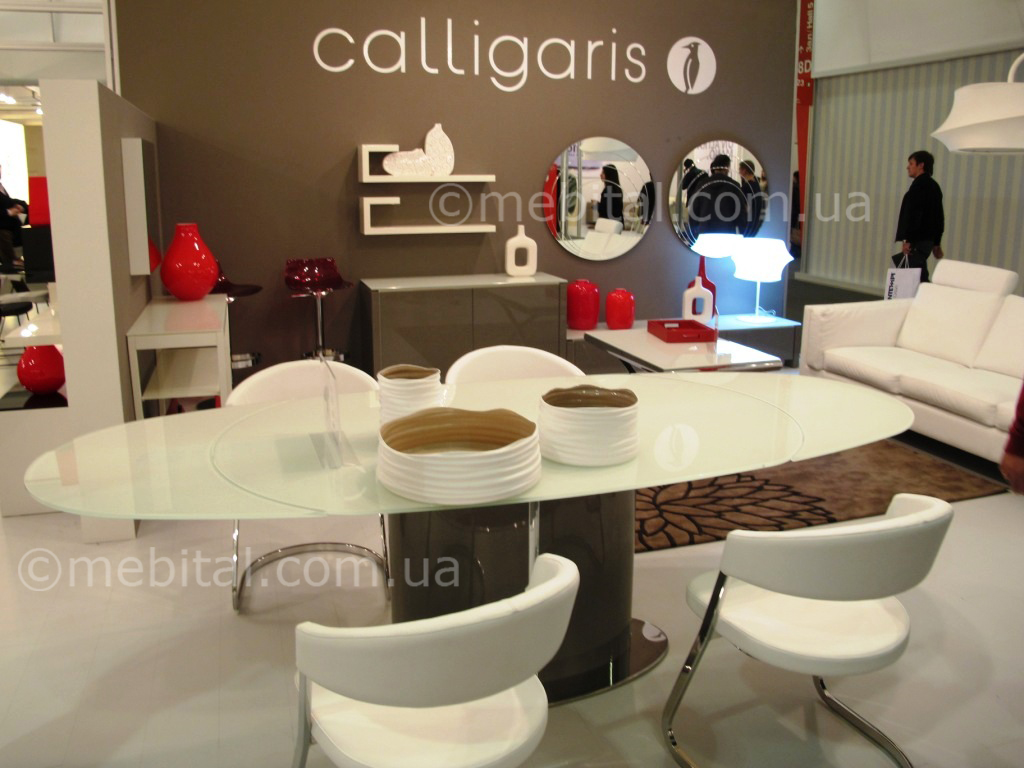 стенд фабрики Calligaris на выставке I Saloni Moscow 2011 стенд фабрики Calligaris на выставке I Saloni Moscow 2011