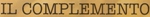 il_complemento